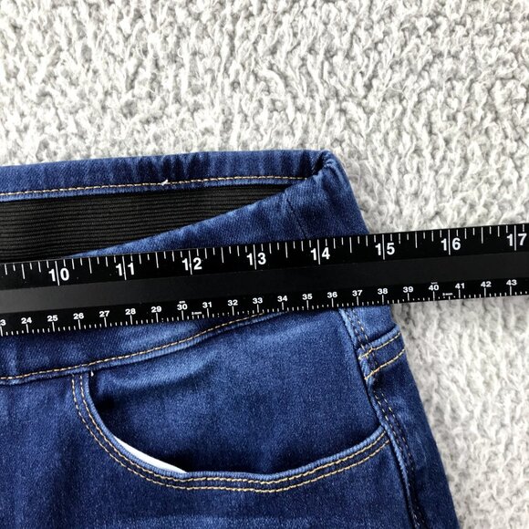 SOFT SURROUNDINGS Womens SMALL The Ultimate Pull On Stretch Denim Crop Jeans - Picture 6 of 12